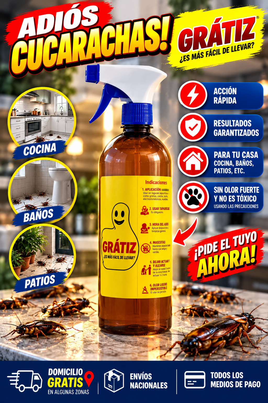 Grátiz Spray 1 litro
